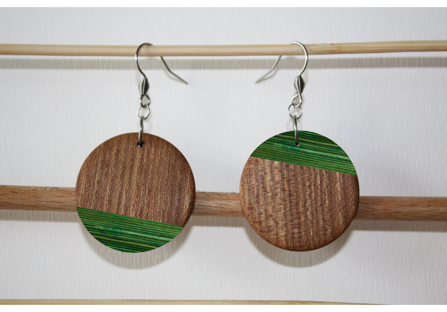 Boucles d’oreilles en Orme
