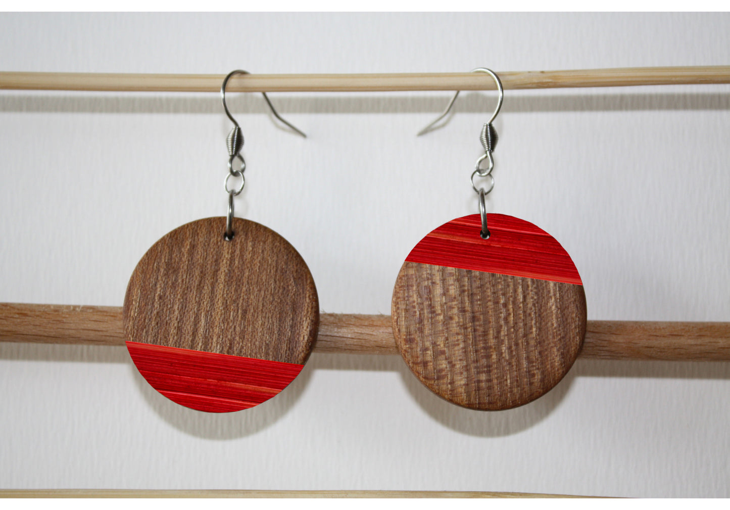 Boucles d’oreilles en Orme
