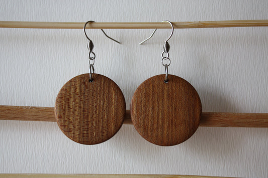 Boucles d’oreilles en Orme
